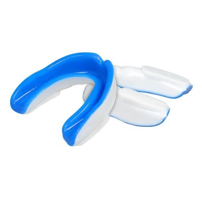 2. Gel Mouthguard + Box - White and Blue | GelTech