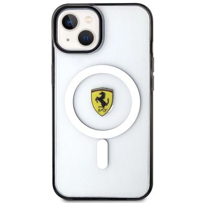 3. Ferrari FEHMP14SURKT iPhone 14 6.1" clear/transparent hardcase Outline Magsafe