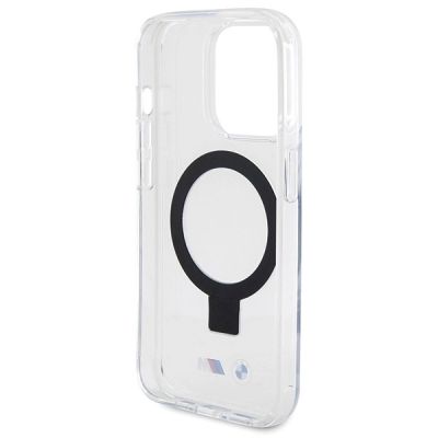 7. BMW Ring Stand M Collection MagSafe Case for iPhone 15 Pro - Clear