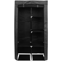 TEXTILE WARDROBE 88x46x170CM ORNAMENT 45269