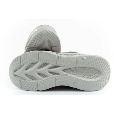 9. Skechers Glow Strider LED Children's Sports Shoes for Boys Silver