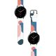 2. Strap Moro for Samsung Galaxy Watch 45 / 46 / 47 mm silicone bracelet watch band - pattern 10