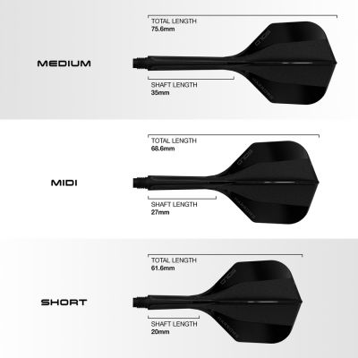 3. Shaft + Harrows Solo feather - black