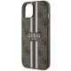 6. Guess GUHMP14SP4RPSW iPhone 14 6.1" brown/brown hardcase 4G Printed Stripes MagSafe
