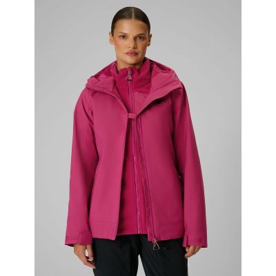 5. Women's trekking jacket 3 in 1 membrane 10000 4F 4FRAW26TTJAF1368-54S