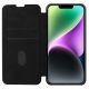 4. Nillkin Qin Leather Pro Case iPhone 14 Plus Camera Cover Holster Cover Flip Case Black