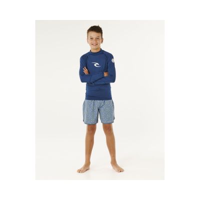 4. Boy's Lycra RIP CURL Waves Upf L/S-Boy blue