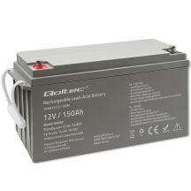 Qoltec AGM battery | 12V | 150Ah | max. 2250A | 40.1kg