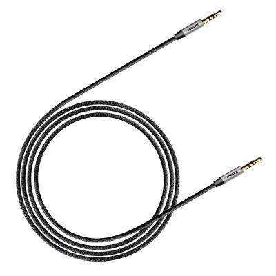 9. Baseus Yiven M30 stereo AUX 3.5 mm audio cable male mini jack 1m silver-black (CAM30-BS1)