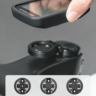 3. Rockbros WT-2 Bike Computer Holder with AirTag Space - Black