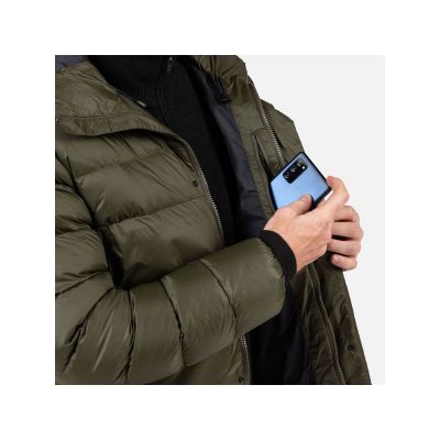 6. ROSSIGNOL Aretu Down Hoodie Jkt Men's Jacket Green