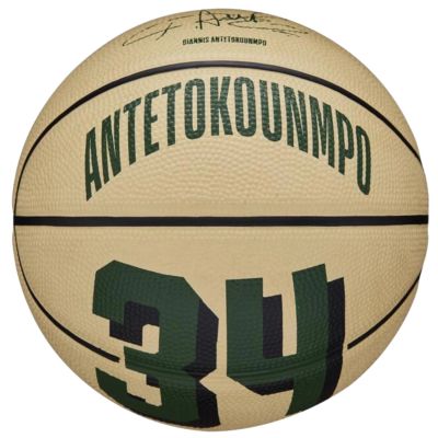 5. Wilson NBA Player Icon Giannis Antetokounmpo Mini Ball WZ4007501XB Basketball