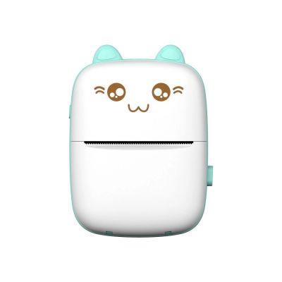 4. HURC9 Bluetooth Thermal Printer Kitty Mini with App - Blue