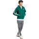 6. Men's adidas Essentials 3-Stripes Fleece Full-Zip Hoodie Green KZ1412