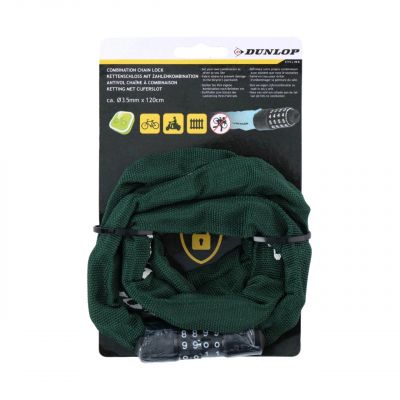 2. Dunlop bicycle lock chain with code 120 cm 1042565