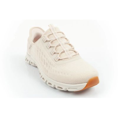 3. Skechers Glide-Step women's sneakers comfortable ecru slip-ins