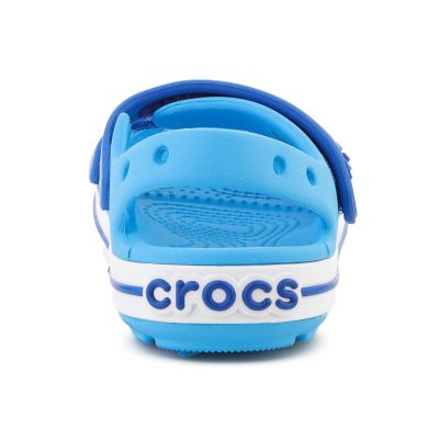 5. CROCS CROCBAND CRUISER SANDAL T KIDS VENETIAN/BLUE BOLT 209424-4MO