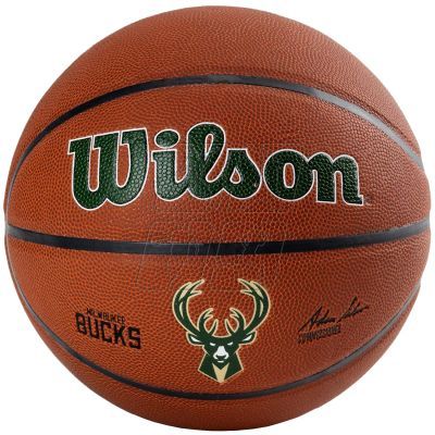 3. Wilson Team Alliance Milwaukee Bucks Ball WTB3100XBMIL