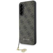 Guess 4G Charms Collection Case for Samsung Galaxy A36 Brown