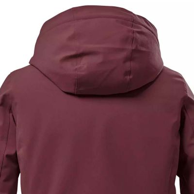5. Killtec KOW 170 WMN JCKT women's hooded coat burgundy (38030/445)