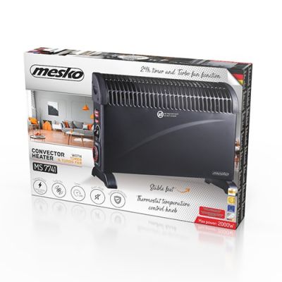 7. MESKO MS 7741b convector heater black