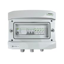 Hermetic IP65 EMITER AC connection switchboard with AC surge arrester Noark type 2, 40A 3-F, RCD type A 63A/300mA