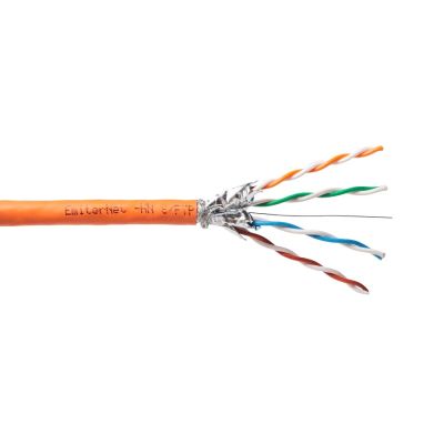 Emitter Net SFTP (S/FTP) cable, cat.7 1000MHz, wire 4x2x23AWG, LSZH-FR