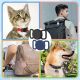 8. AirTag silicone waterproof case for dog or cat collar - black