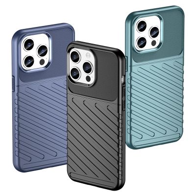 7. Armored iPhone 15 Pro Max Thunder Case - black