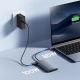 12. HUB Baseus PortalJoy Series 13in1 USB-C - 2x HDMI / DP / VGA / USB-A 3.1 / USB-C 3.1 / USB-A 2.0 / PD / RJ45 / SD / TF / AUX - gray