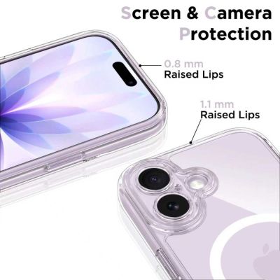 4. Tech-Protect Magpeak Magsafe CC Case for iPhone 17 - Clear
