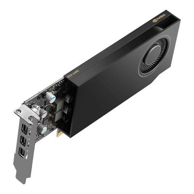 12. PNY NVIDIA A400 4GB GDDR6 64-bit, Low Profile, PCIe 4.0 x8, Single slot, 4 x Mini DisplayPort 1.4a, 50W, LP bracket, 4 x mDP to DP adapter, retial