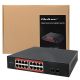 9. Qoltec Network Switch SWITCH Gigabit Ethernet | 16x RJ45 | 2x SFP | 1000 Mb/s