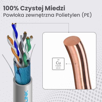 5. Extralink CAT5E FTP (F/UTP) Indoor | Twisted Pair Network Cable | 305M