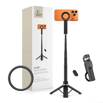 Tech-Protect L11S MagSafe selfie stick - black