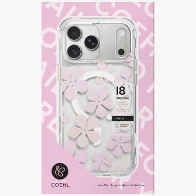 5. Uniq Coehl Mila Magnetic Charging Case for iPhone 18 Pro Max / 17 Pro Max - Pink