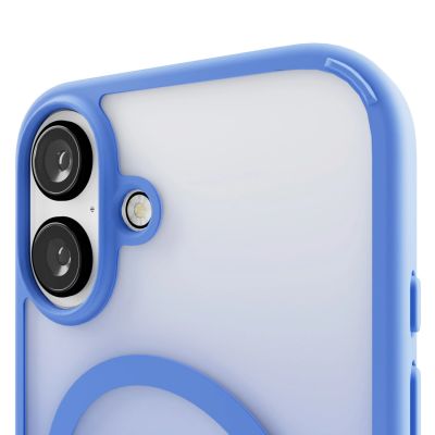 6. Puro Gradient MagSafe Silicone Case for iPhone 16 - Blue