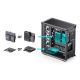 18. Jonsbo D401 PC Gehäuse, Midi Tower, ATX, Tempered Glass - black