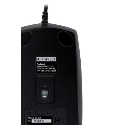 4. A4 TECH OP-720 A4TMYS43754 mouse (optical; 800 DPI; black)