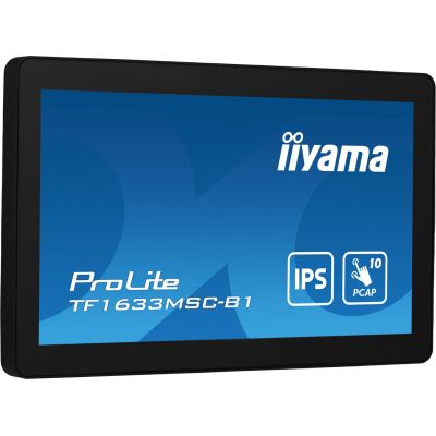 5. iiyama ProLite TF1633MSC-B1 computer monitor 39.6 cm (15.6") 1920 x 1080 px Full HD Touchscreen Black