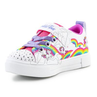 4. Skechers S-Lights Girls Twinkle Sparks Jumpin Clouds Jr 314809N-WMLT shoes