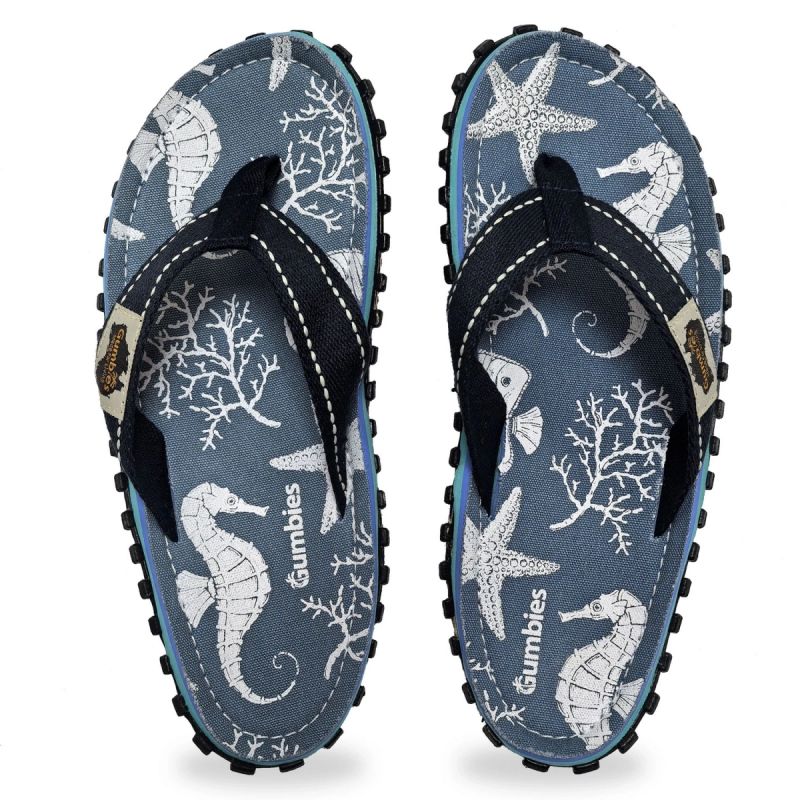 3. Flip-flops Gumbies Islander Flip-Flops Unisex Seahorse GU-FFISL152
