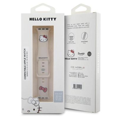 5. Hello Kitty Silicone Kitty Head strap for Apple Watch 38/40/41mm - beige