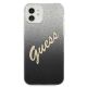 3. Guess GUHCP12SPCUGLSBK iPhone 12 mini 5.4" black/black hardcase Glitter Gradient Script
