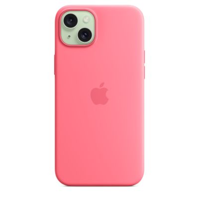 5. Apple Silicone Case with MagSafe Pink, for iPhone 15 Plus