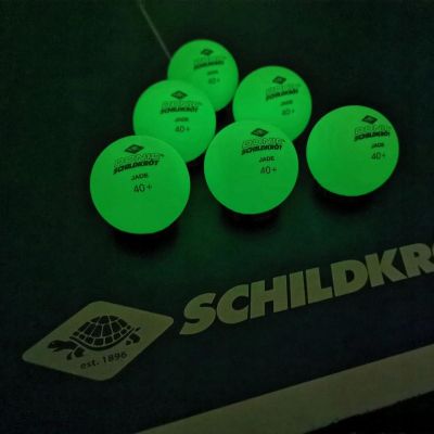 18. GLOW IN THE DARK POLY TABLE TENNIS BALLS 40 6 PCS POT