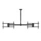 3. Ceiling mount for two Maclean TVs, max. load 2x40kg, 34-60", max VESA 600x400, MC-111 B