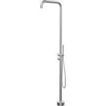 Floor shower column for the garden or bathroom