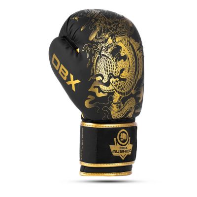 9. 8oz Boxing Gloves - Gold Dragon - Valor Series