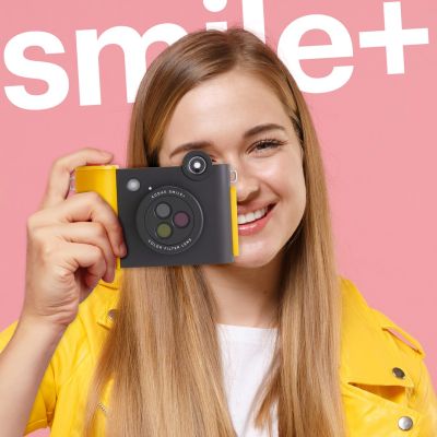 3. Kodak Smile+ 50.8 x 76.2 mm Black, Yellow